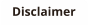 Disclaimer